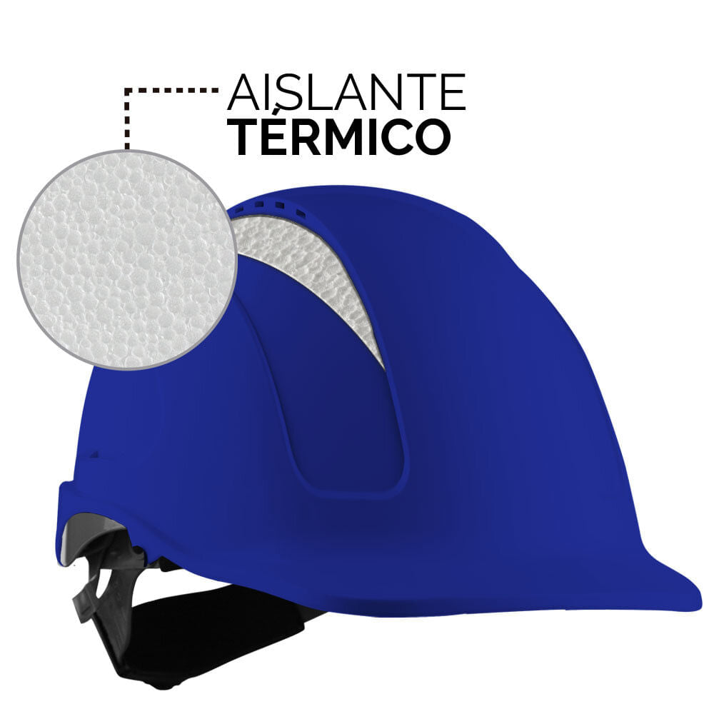 Casco MTA-V ABS Ventilado Aislante Térmico Azul