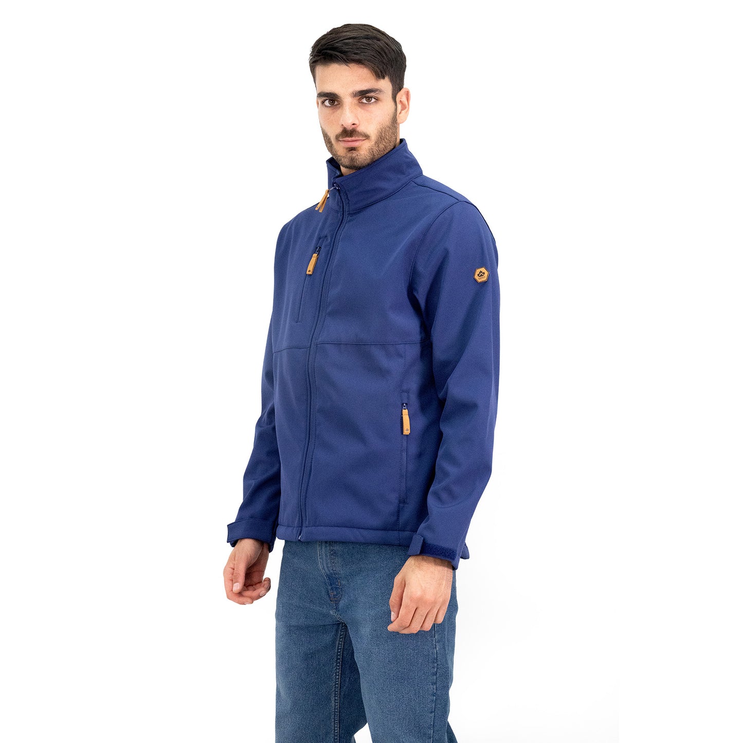 Softshell Quebec Lobo Azul Hombre