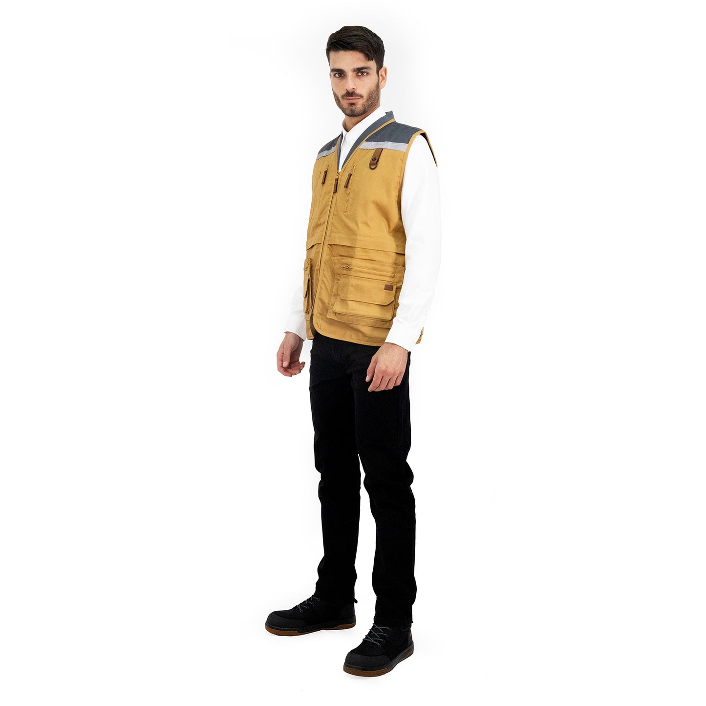 Chaleco Geólogo Gabardina Quebec Camel