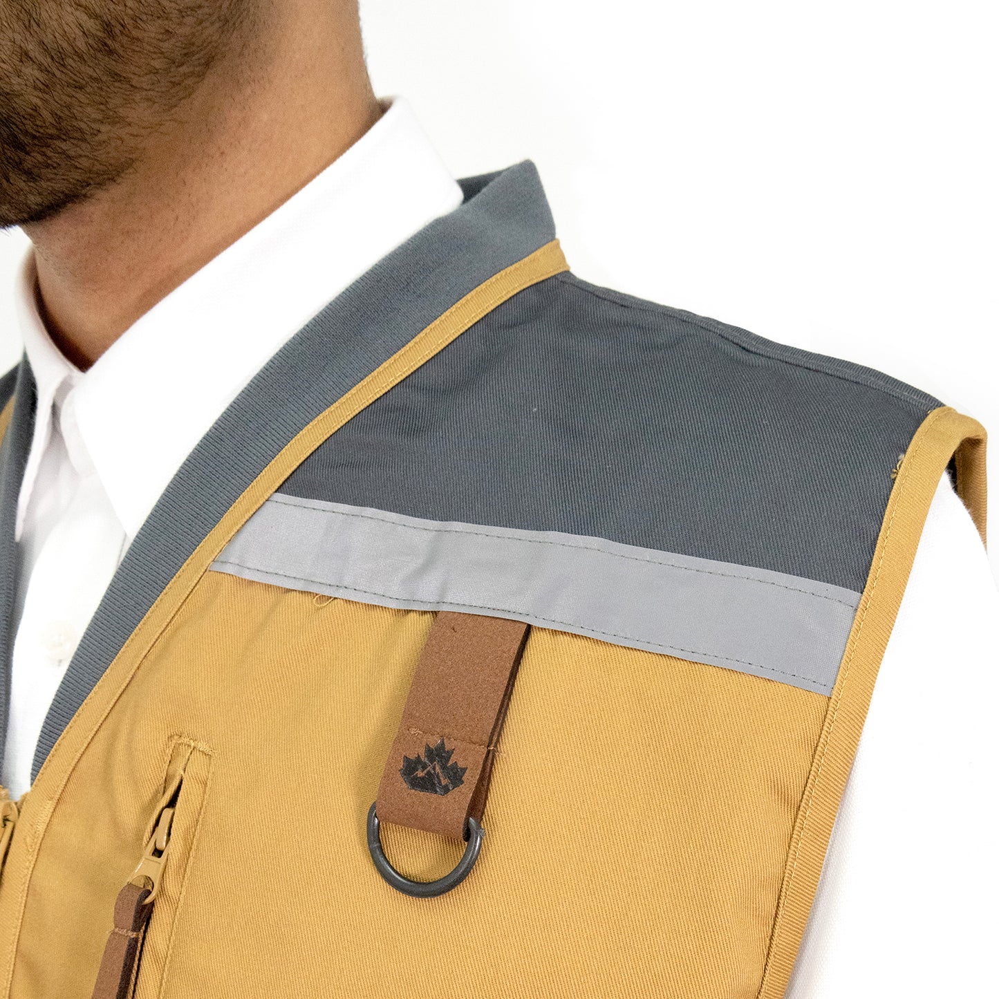 Chaleco Geólogo Gabardina Quebec Camel