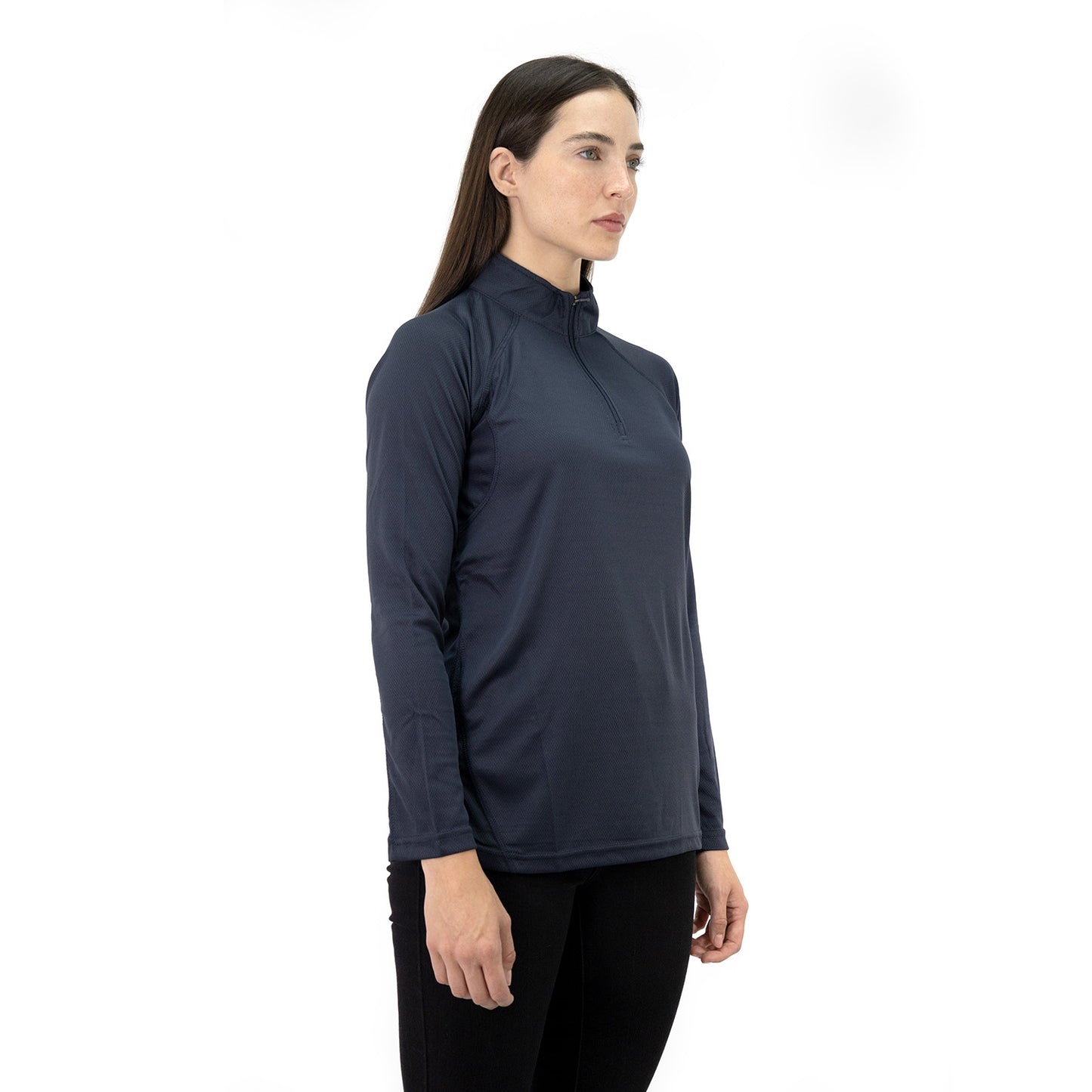 Polera Quebec Half-Zip Mujer Iron
