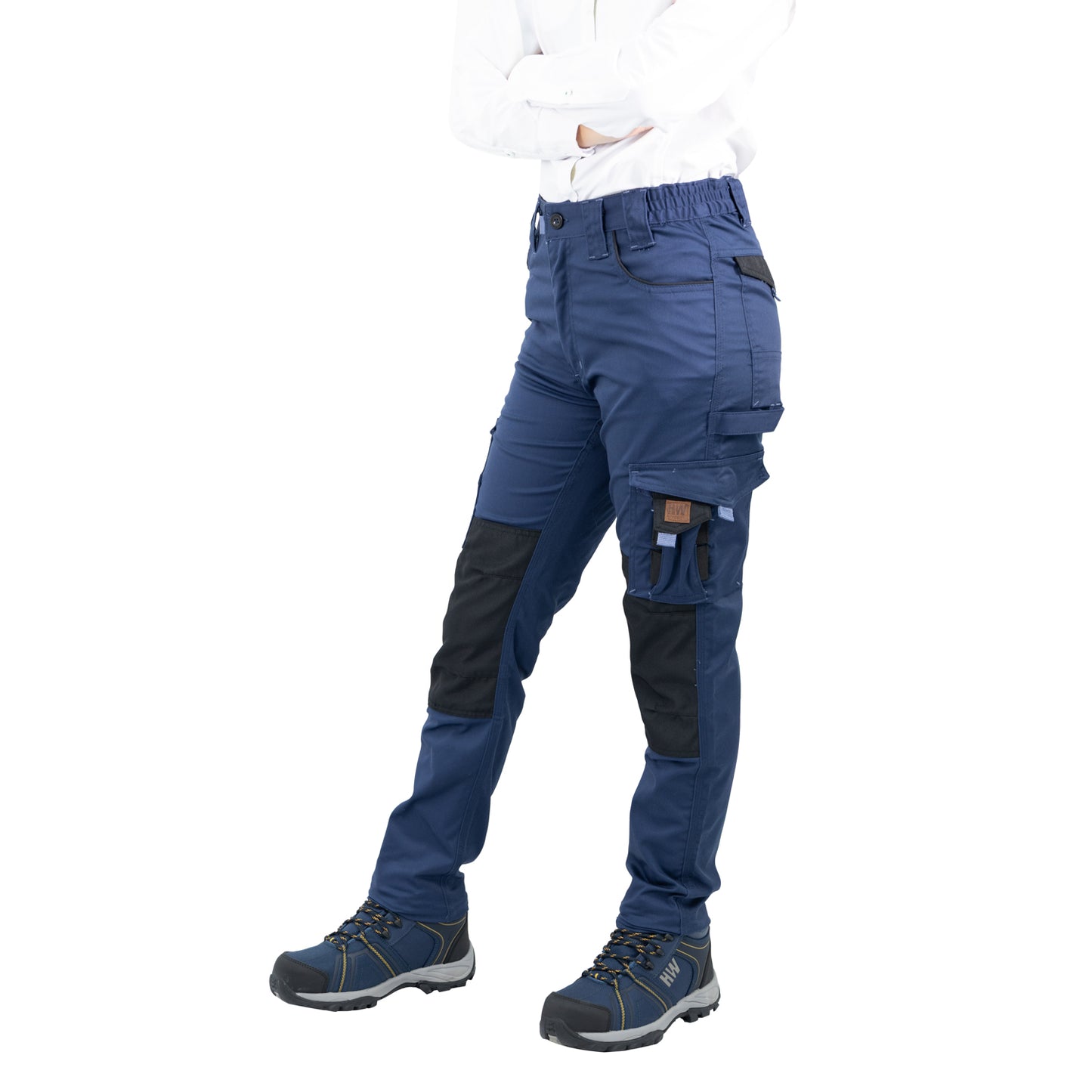 Pantalón Cargo HW Dakota Spandex Mujer Deep Blue
