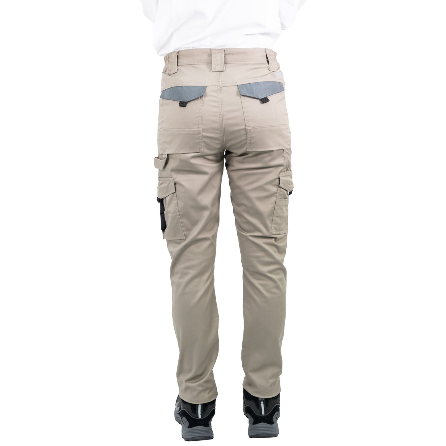Pantalón Cargo HW Dakota Spandex Cafe Mujer