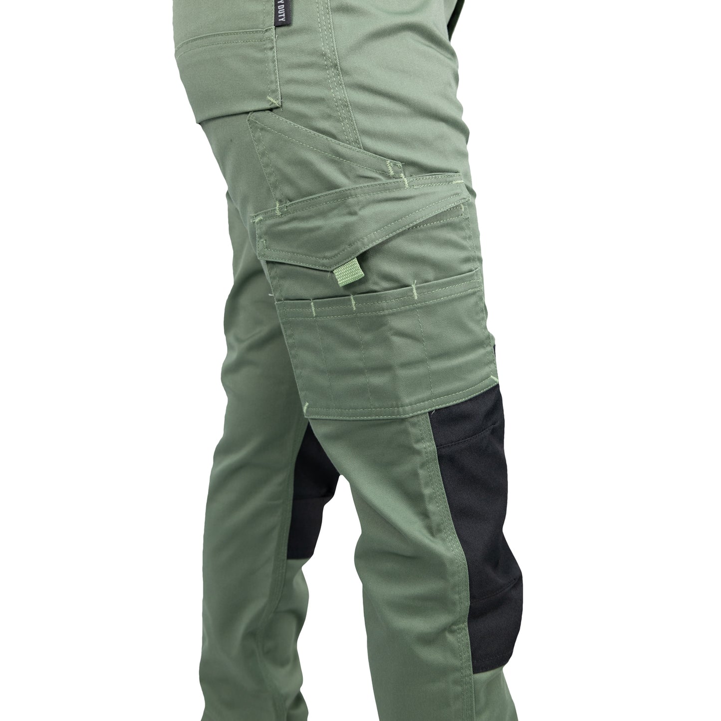 Pantalón Cargo HW Dakota Spandex Mujer Verde Oliva
