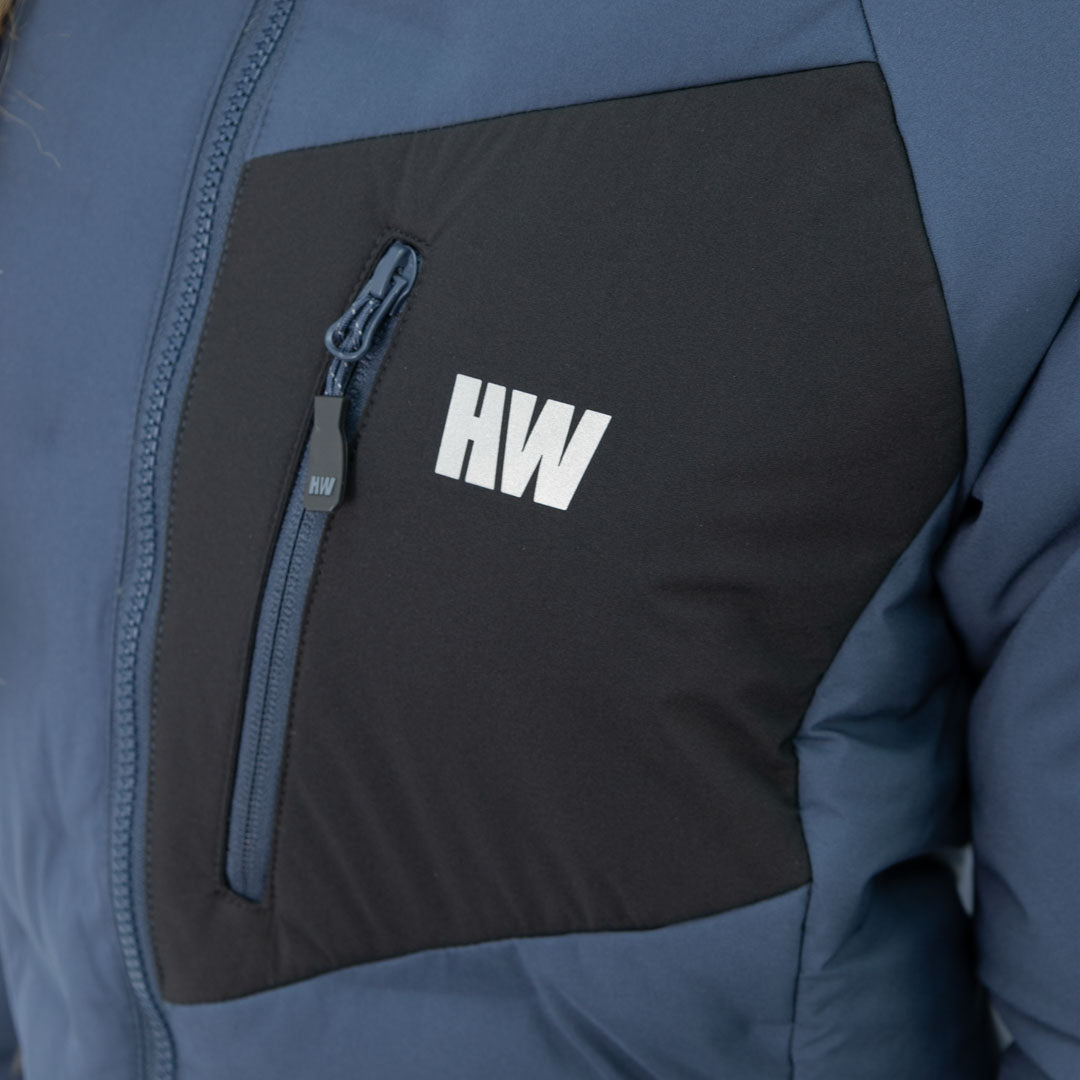 Parka Insulada HW Explorer sin Gorro Mujer Deep Blue