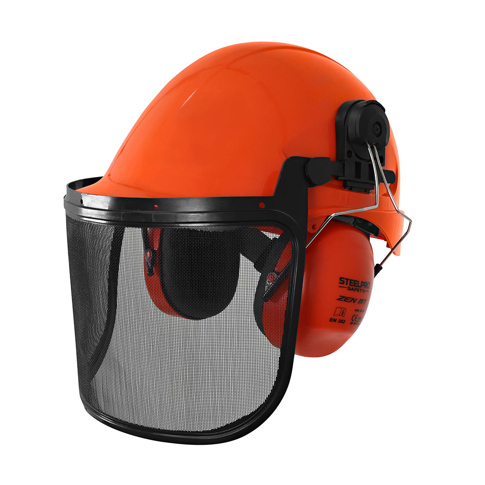 CASCO MTA ABS MOTOSIERRA NARANJO
