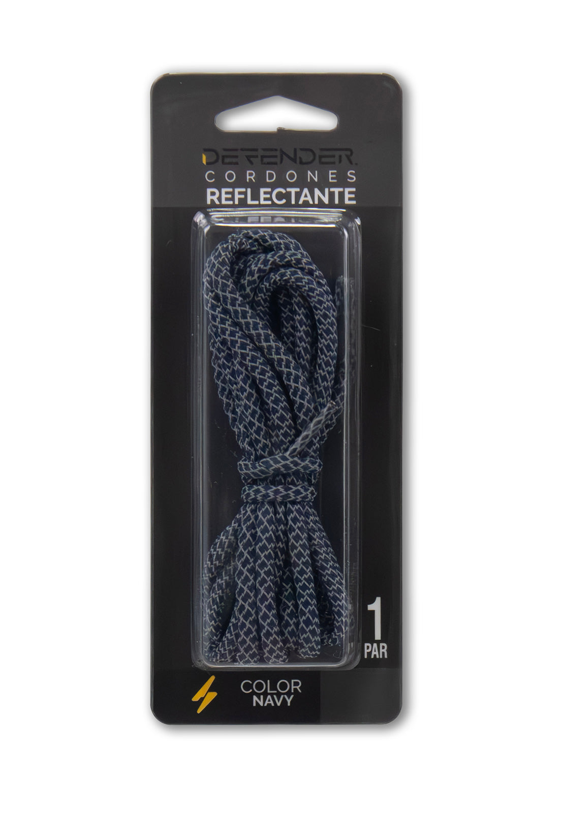 Cordones Defender Reflectante Navy Large
