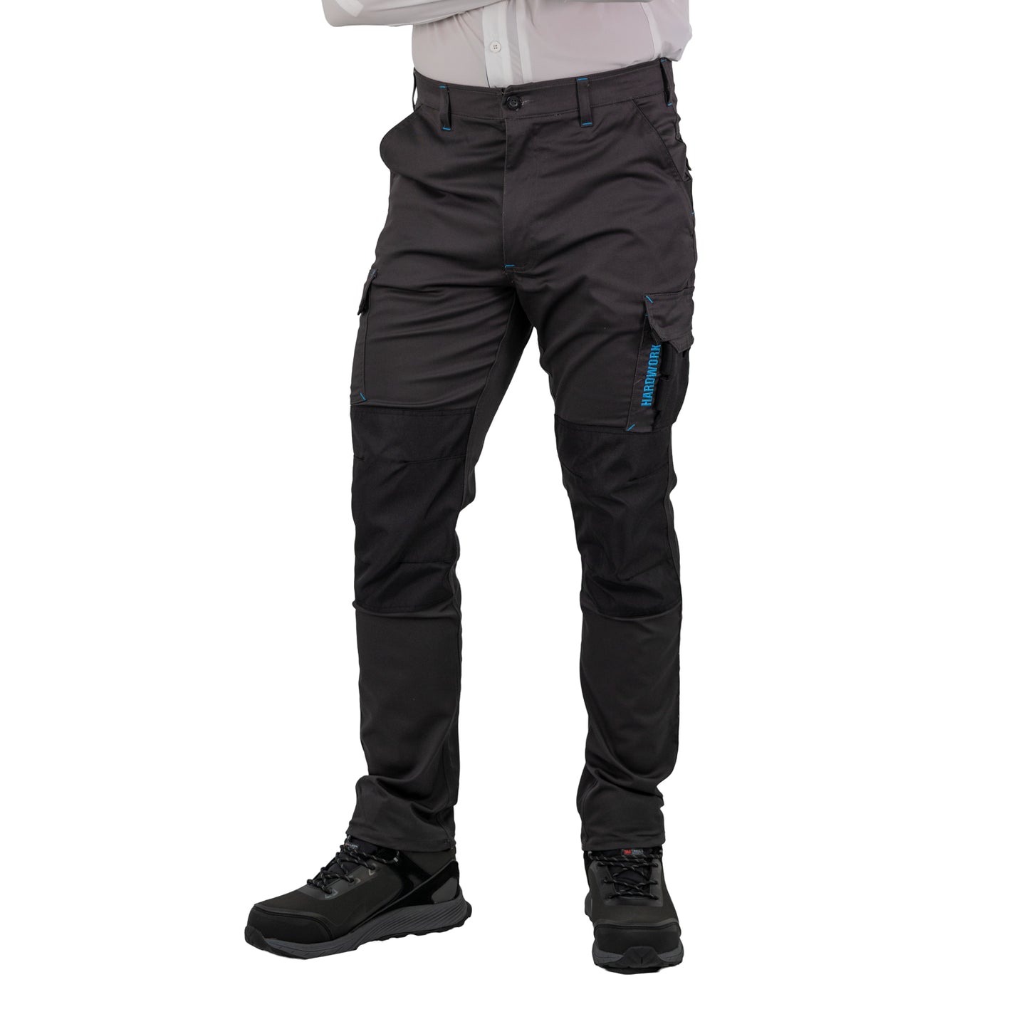 Pantalón Cargo HW Dakota Spandex Carbon Grey