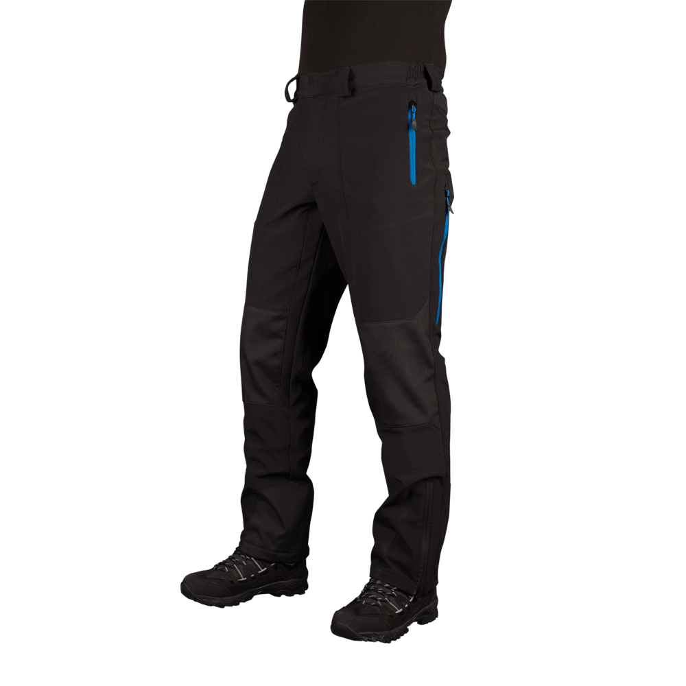 Pantalón HW Softshell Wolverine Antiácido Negro/Azul