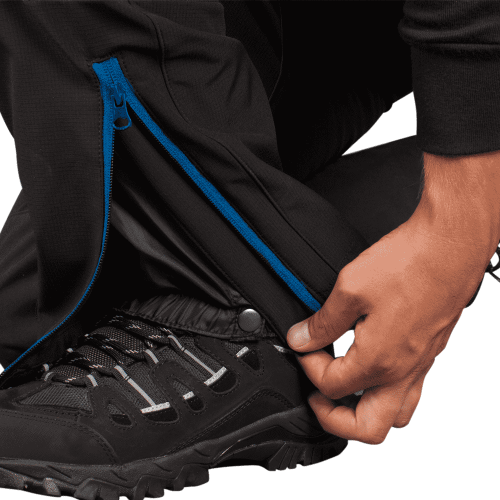 Pantalón HW Softshell Wolverine Antiácido Negro/Azul