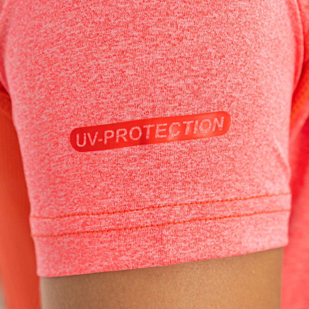 Polera Dry Fit Hw Spx Manga Corta Mujer Coral