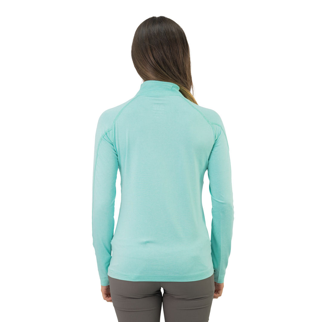 Polera Dry Fit HW SPX Manga Larga Mujer Aqua
