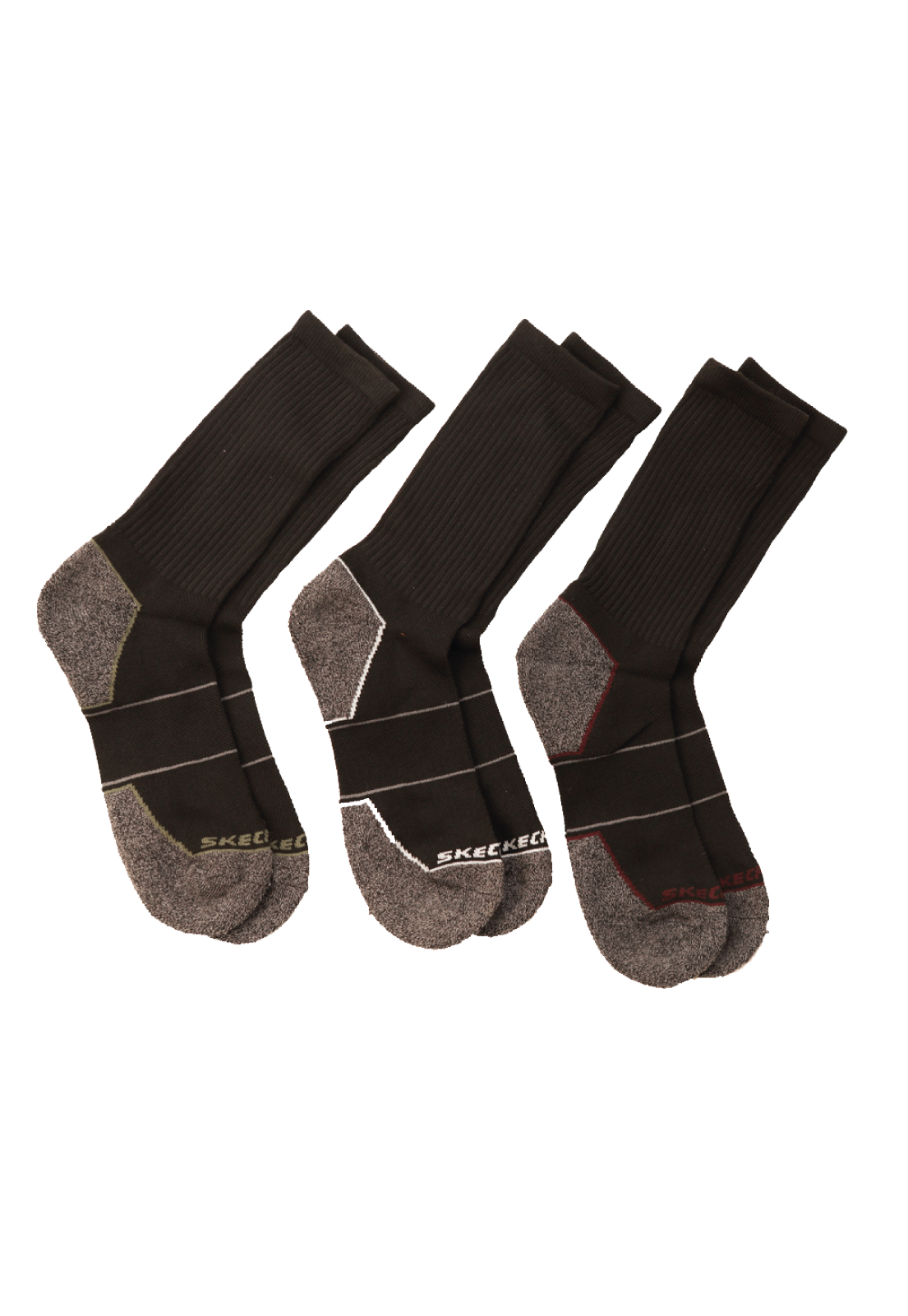 Calcetines Pack 3 Hombre Skechers - Tamaño Único