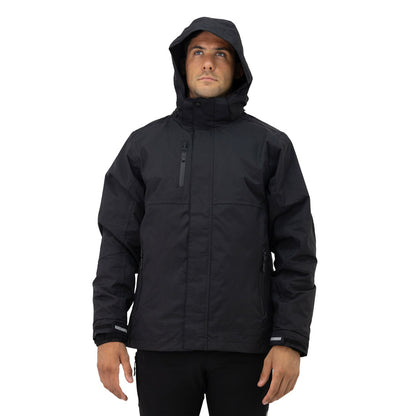 Parka Desmontable HW Reno 3 En 1 Negro