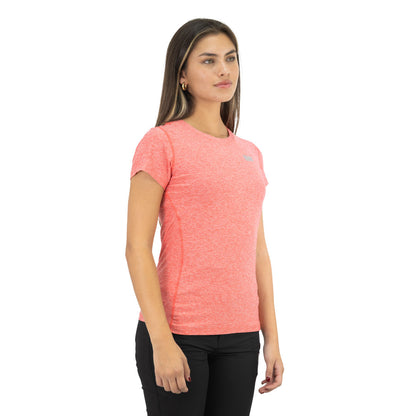 Polera Dry Fit Hw Manga Corta Mujer Salmon