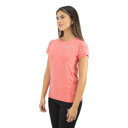 Polera Dry Fit Hw Manga Corta Mujer Salmon