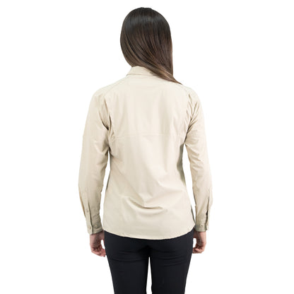 Camisa HW Antakari Spandex Mujer Beige