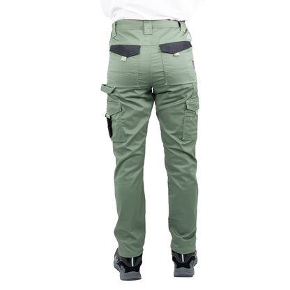 Pantalón Cargo HW Dakota Spandex Mujer Verde Oliva