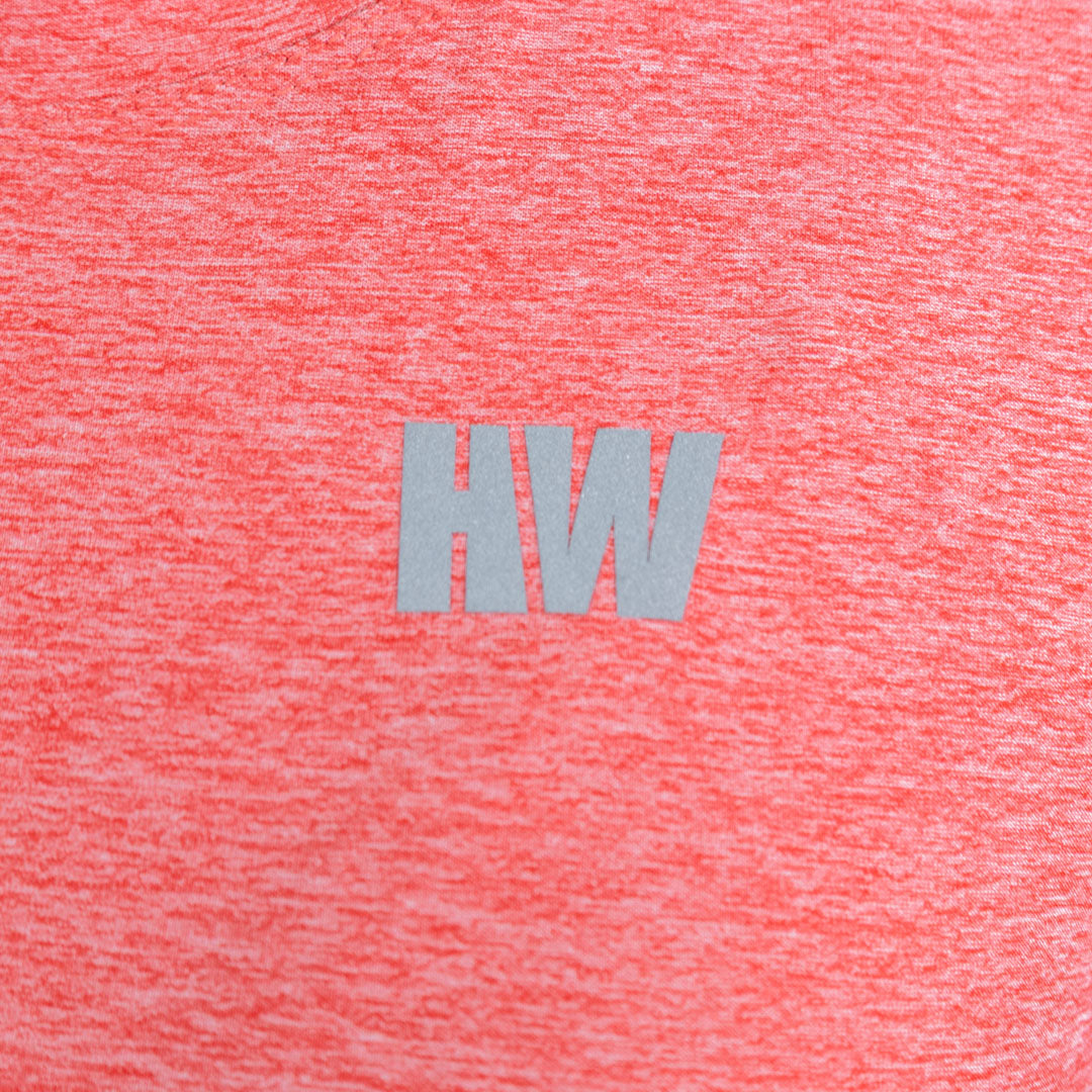 Polera Dry Fit Hw Manga Corta Mujer Salmon