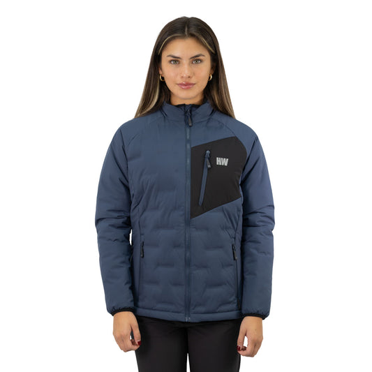 Parka Insulada HW Explorer sin Gorro Mujer Deep Blue