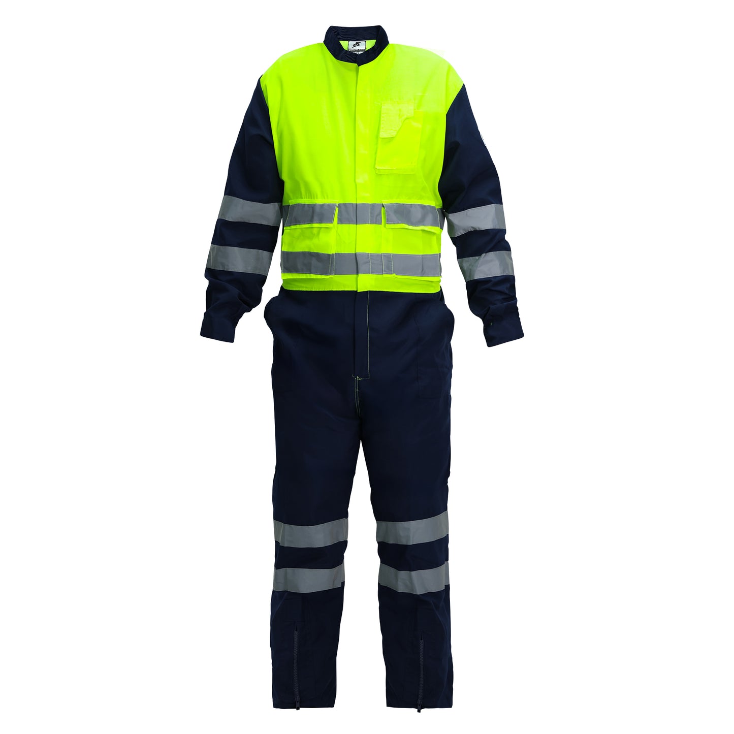 Overol Reflectivo RFX Bicolor Azul/Amarillo Fluor