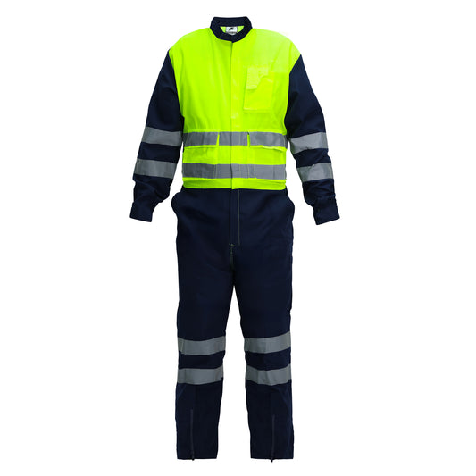 Overol Reflectivo RFX Bicolor Azul/Amarillo Fluor