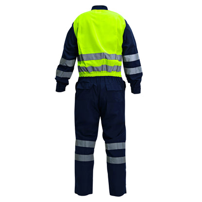 Overol Reflectivo RFX Bicolor Azul/Amarillo Fluor