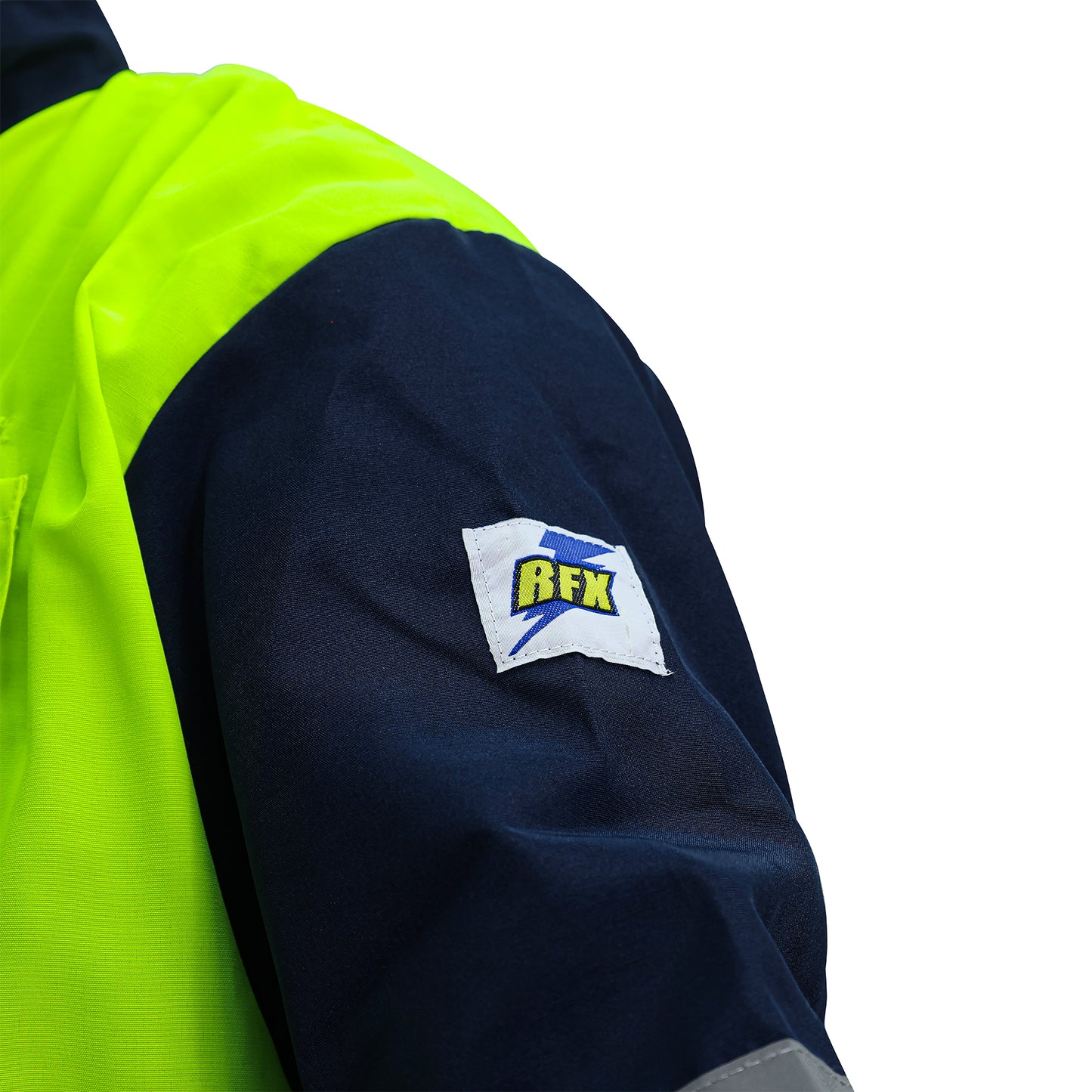 Overol Reflectivo RFX Bicolor Azul/Amarillo Fluor