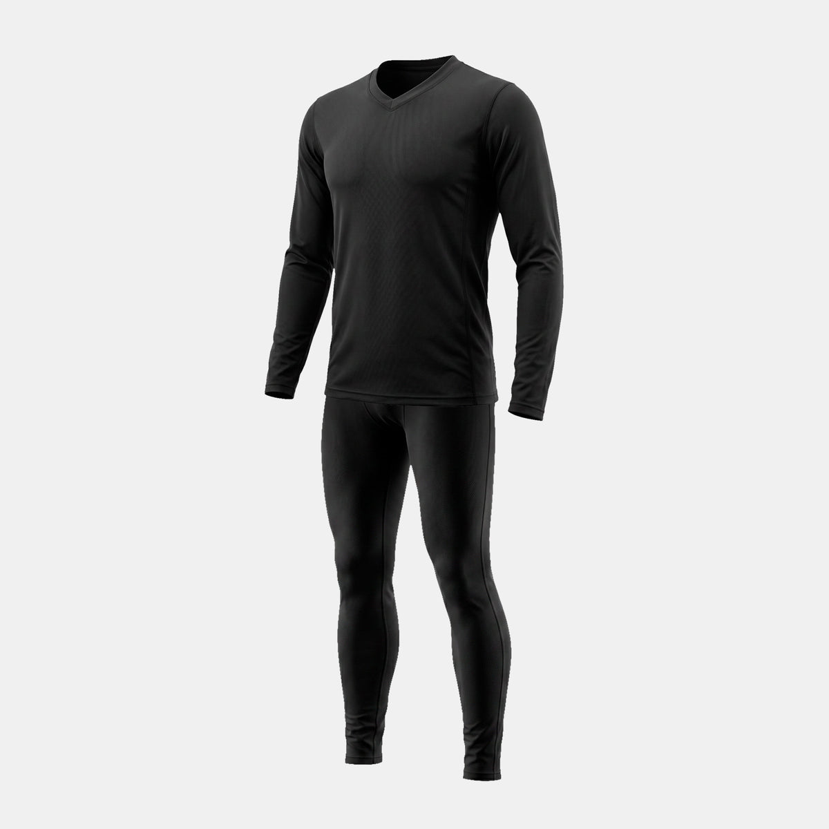 CONJUNTO PRIMERA CAPA HW POLIESTER COOLDRY NEGRO