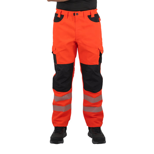 Pantalón Cargo HW Dakota Rojo Fluor