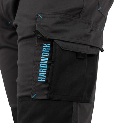 Pantalón Cargo HW Dakota Spandex Carbon Grey