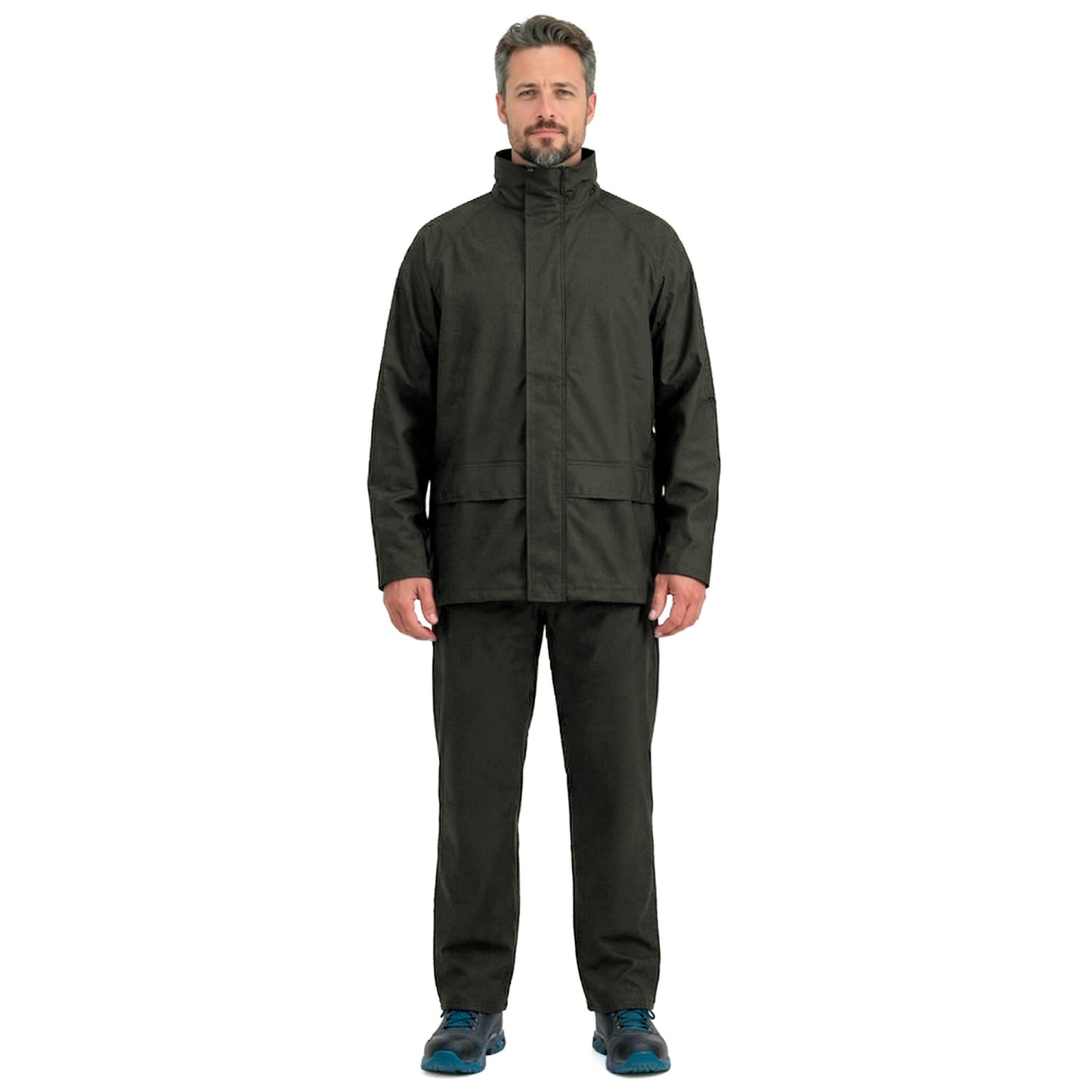Traje Impermeable Alaska PU Verde Petróleo