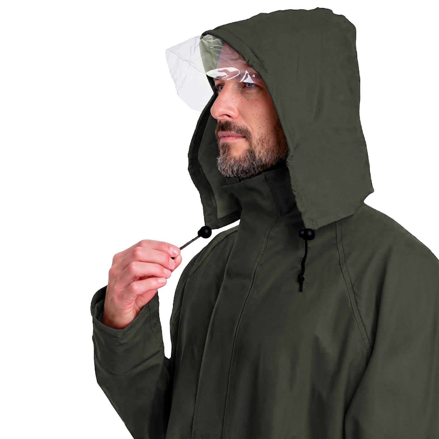 Traje Impermeable Alaska PU Verde Petróleo