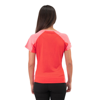 Polera Dry Fit Hw Spx Manga Corta Mujer Coral